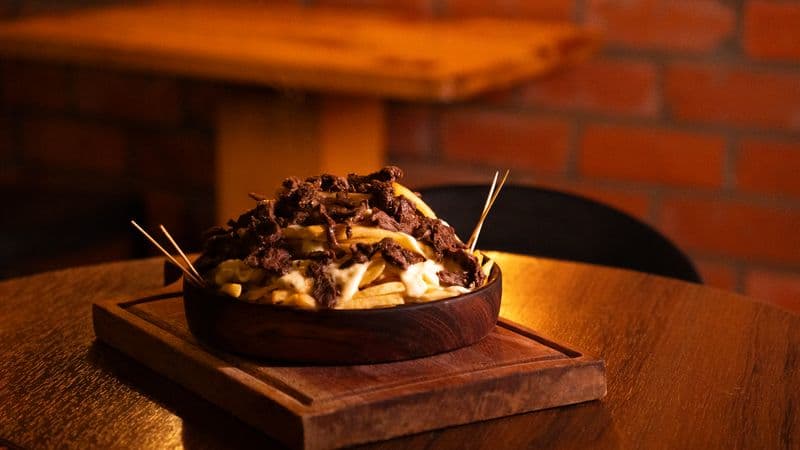 Batata com carne